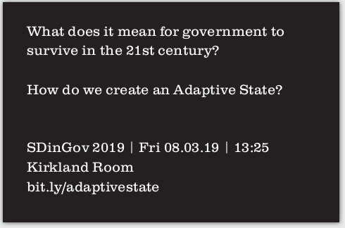 My business card for the adaptive state talk